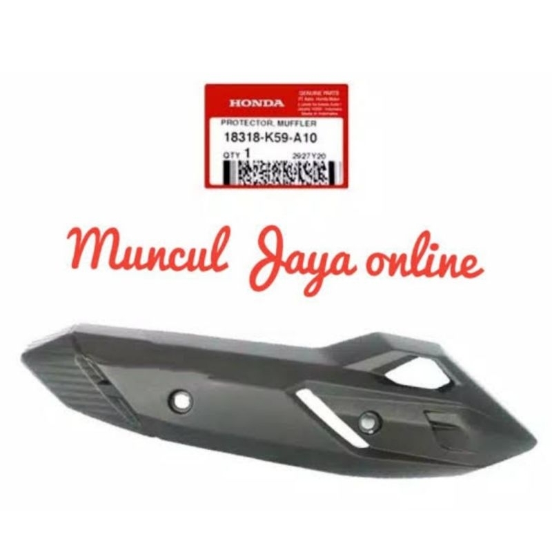 cover knalpot vario 125/150 led old ori ahm