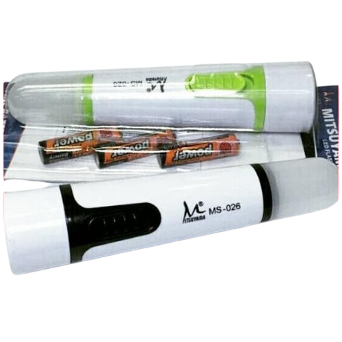 Senter Tangan Mitsuyama Batrai AA + Free Baterai 3pcs