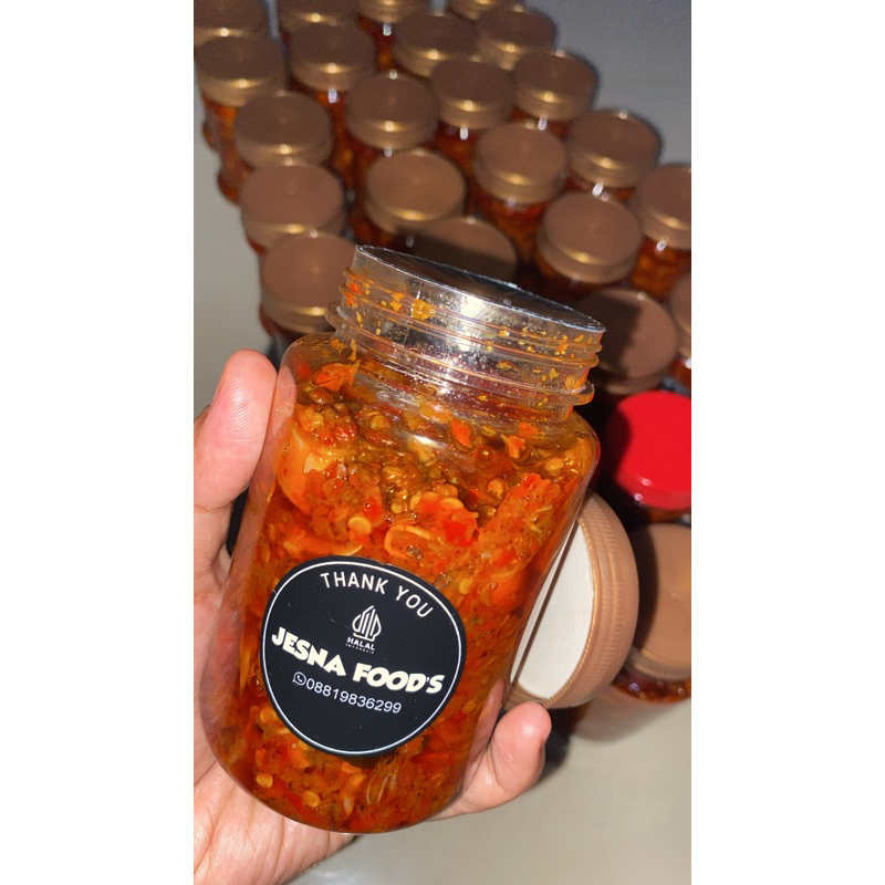 

“JESNA FOOD’S” Sambal baby cumi murah homemade tanpa pengawet
