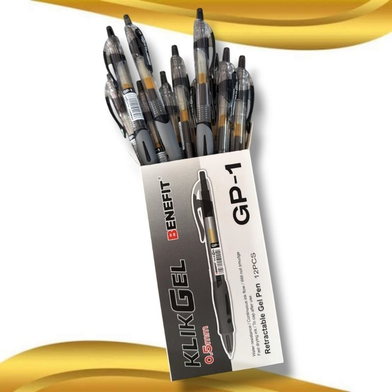 

RB Balpoint Gel Joyko Q-gel GP-265/Benefit GP-1 Isi 12 Pcs (1 Lusin)