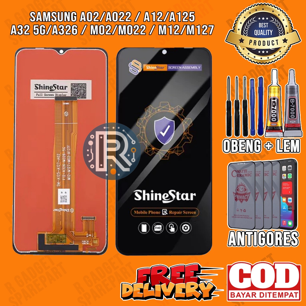 LCD SAMSUNG A02 / A022 / A12 / A125 / A32 5G / A236 / M02 / M022  / M12 / M127 SHINE STAR FULLSET LC