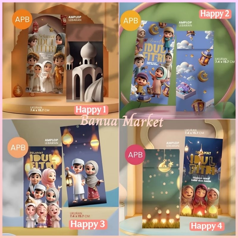 

10 PCS AMPLOP LEBARAN PANJANG