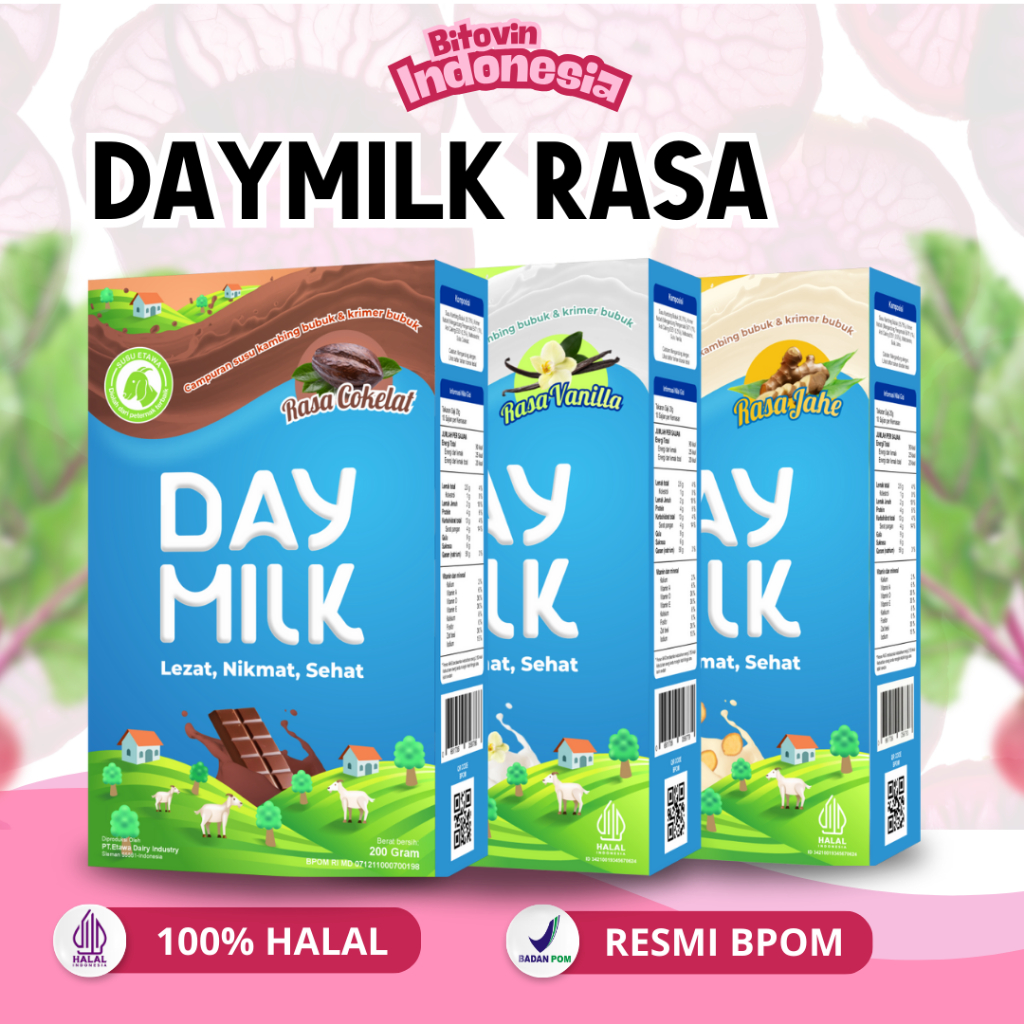 

3 VARIAN RASA SUSU DAYMILK Susu Bubuk - Atasi Nyeri Sendi - Lambung - Gerd - Paru Paru - TBC - Nutrisi Harian Tubuh - Obat Nyeri Sendi - Pernapasan - BPOM NKV