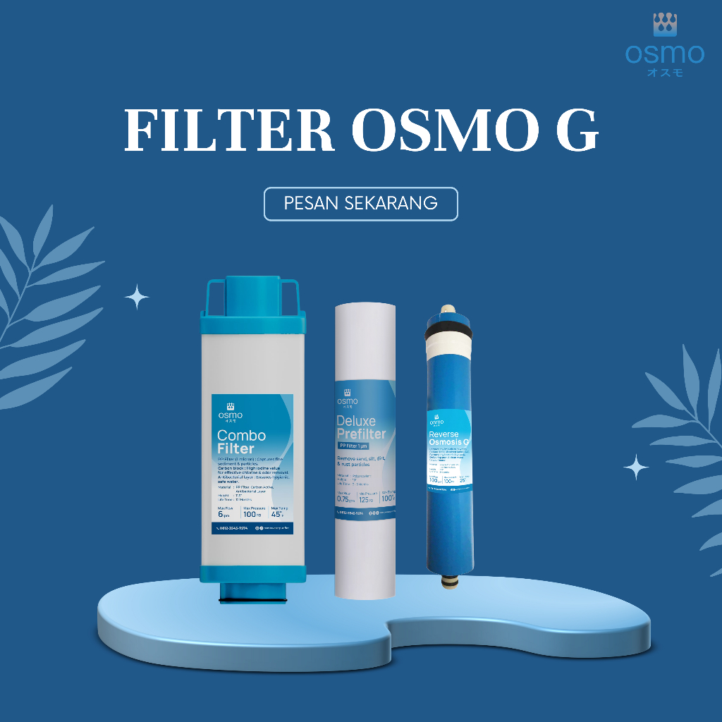 Filter Bundling Osmo G / Filter Bundling Water Purifier / Water Purifier OSMO