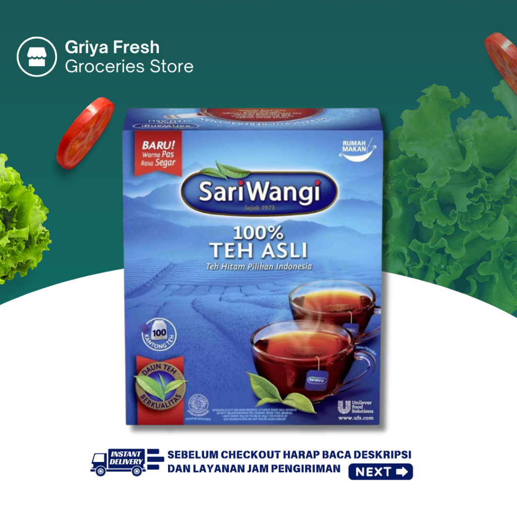 

Sariwangi Teh Asli Celup Isi 50 pcs - Kirim Instant