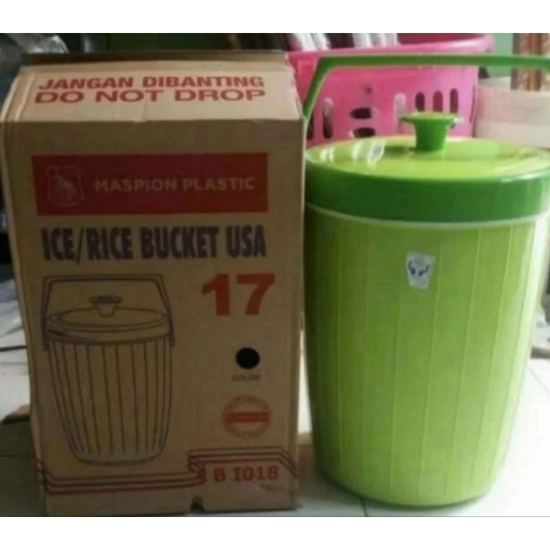 termos rice bucket termos nasi Maspion 17ltr (5 liter nasi )