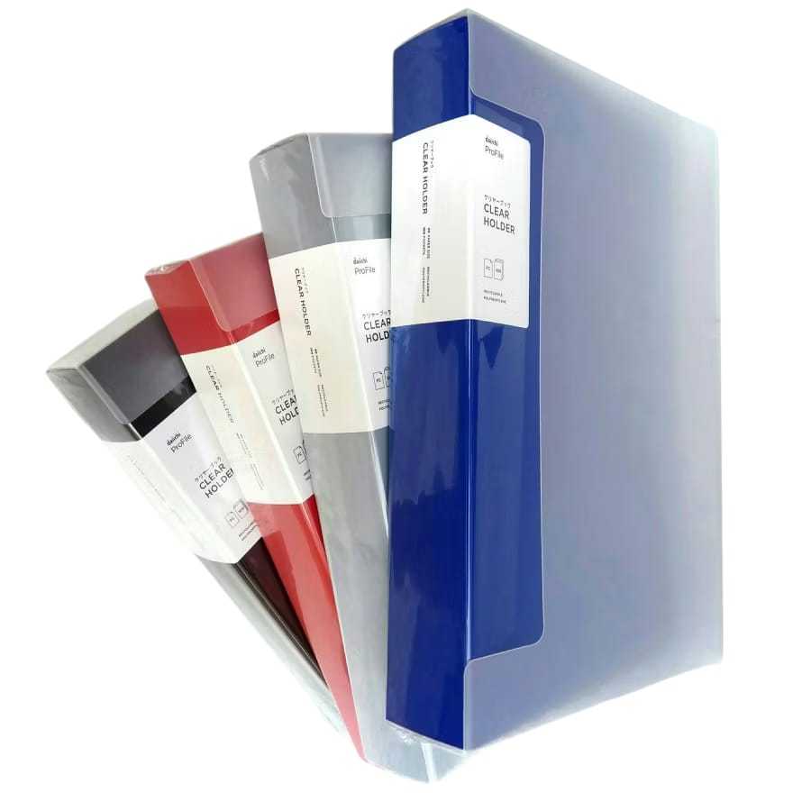 

CH DAIICHI PROFILE A4 100 CLEAR HOLDER FOLIO 100 LEMBAR