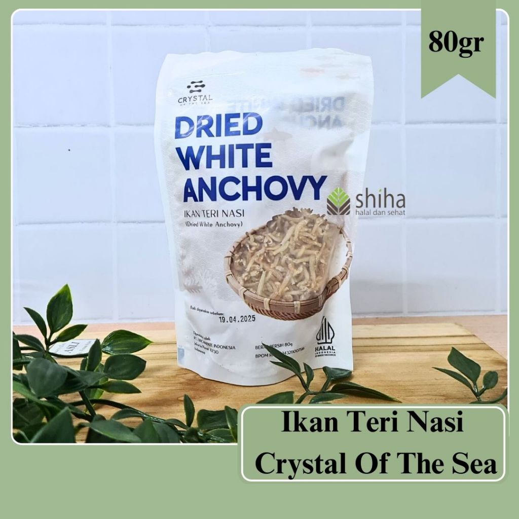 

Crystal of the Sea | ikan teri nasi (80GR) - Lauk MPASI NON Pengawet ready stock | Warung shiha