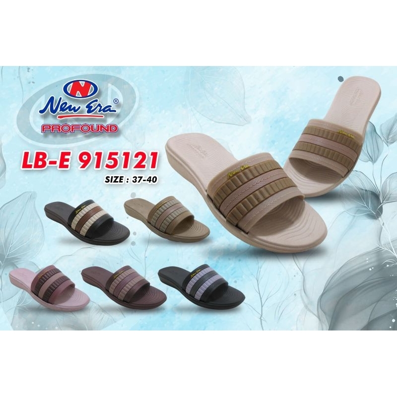 Sandal cewek New era selop terbaru original