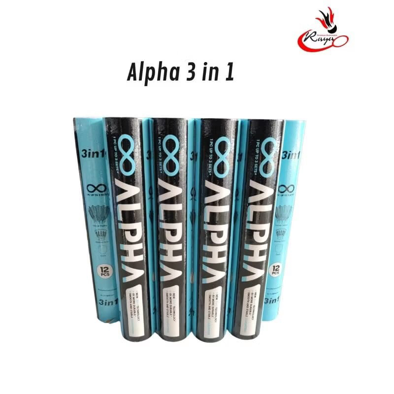 Shuttlecock Badminton ALPHA 3in1 Original