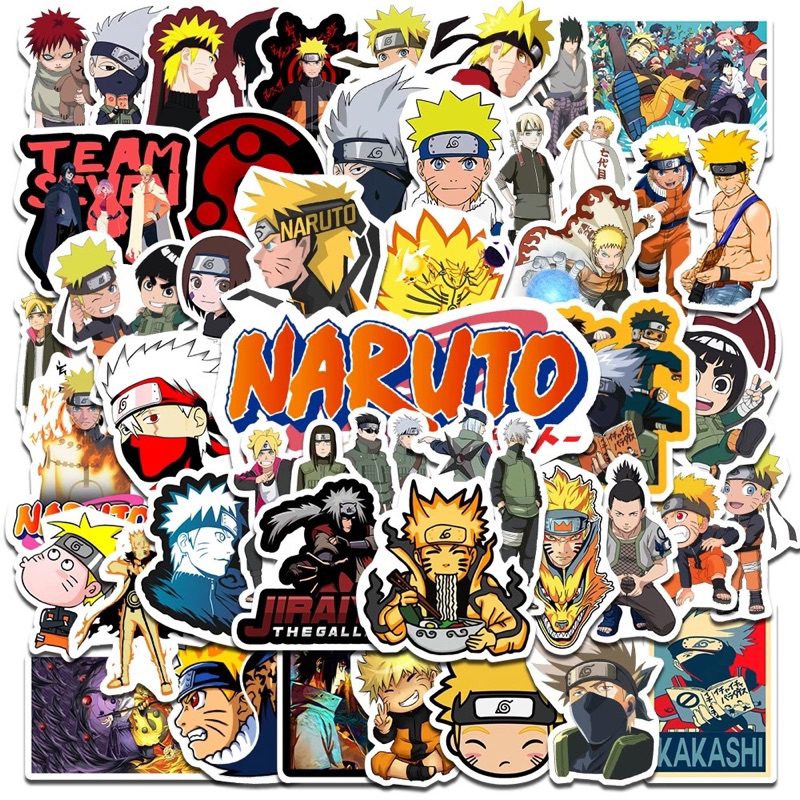 

50 pcs Stiker / Sticker / Tempelan Naruto Shippuden