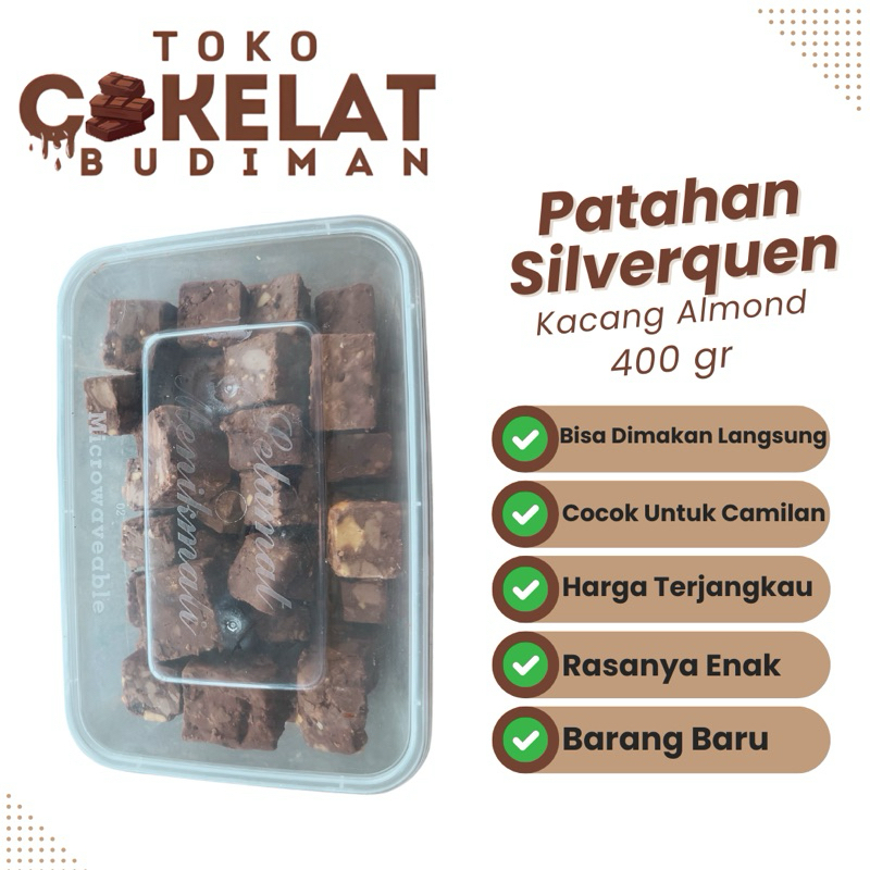 

Cokelat Patahan Silverqueen Cup 400gr