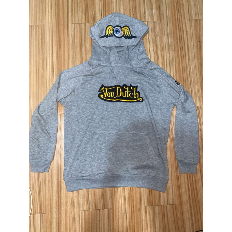 Von Dutch Hoodie Abu-abu