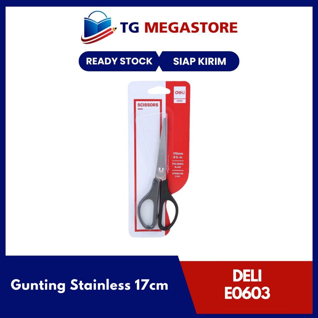 

Gunting Deli Stainless 17cm - E0603