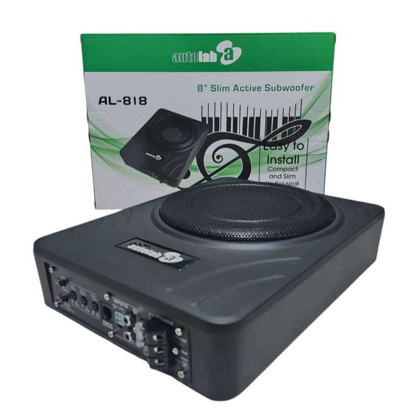 Subwofer Kolong AUTOLAB AL-818 Subwofer Aktif Kolong Underseat Slim IK4