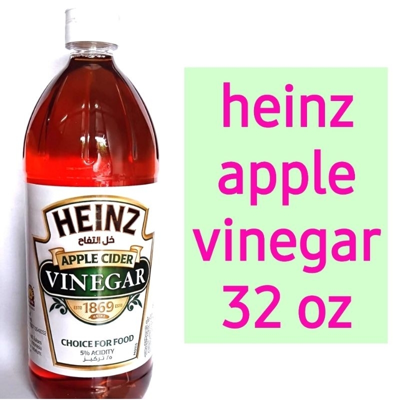 

Heinz Apple Cider Vinegar 32oz (botol Besar). Cuka Apel. kemasan baru