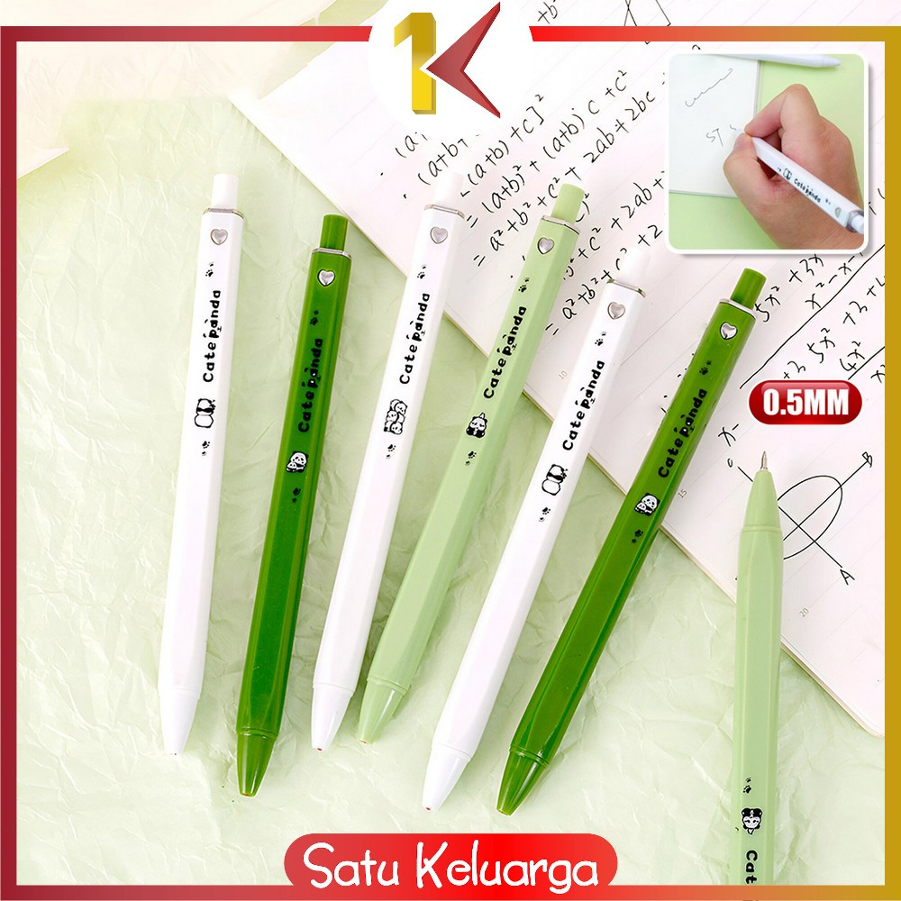

SK-A104 Pulpen Gel Mekanik 0.5MM Motif Panda Alat Tulis Sekolah dan Kantor / Gel Pen Pena Cetek Bentuk Persegi Panda Lucu