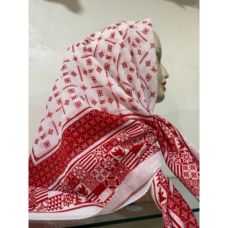 JILBAB SEGI EMPAT/SEGI EMPAT MOTIF/JILBAB MERAH MOTIF/JILBAB PUTIH MOTIF