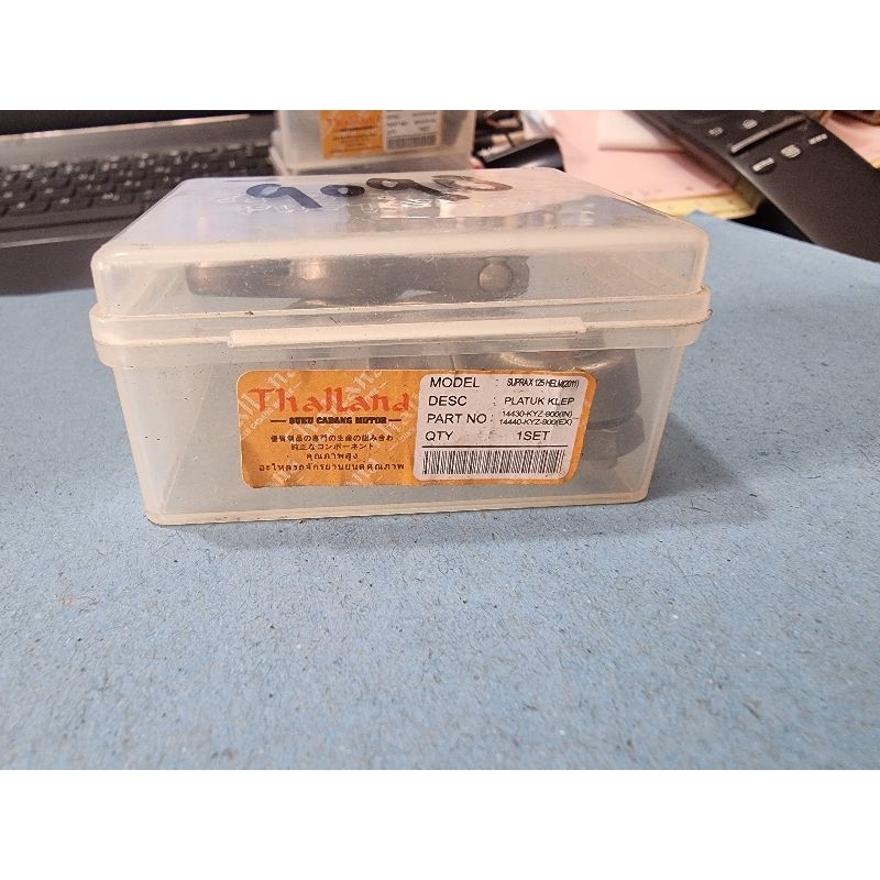 PLATUK KLEP SUPRA X 125 HELM 2011 KYZ THALLAND