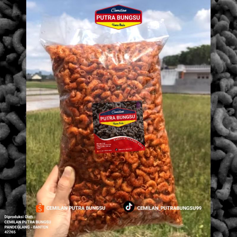 

CEMILAN PUTRA BUNGSU MAKRONI BANTAT KEMASAN 500Gr