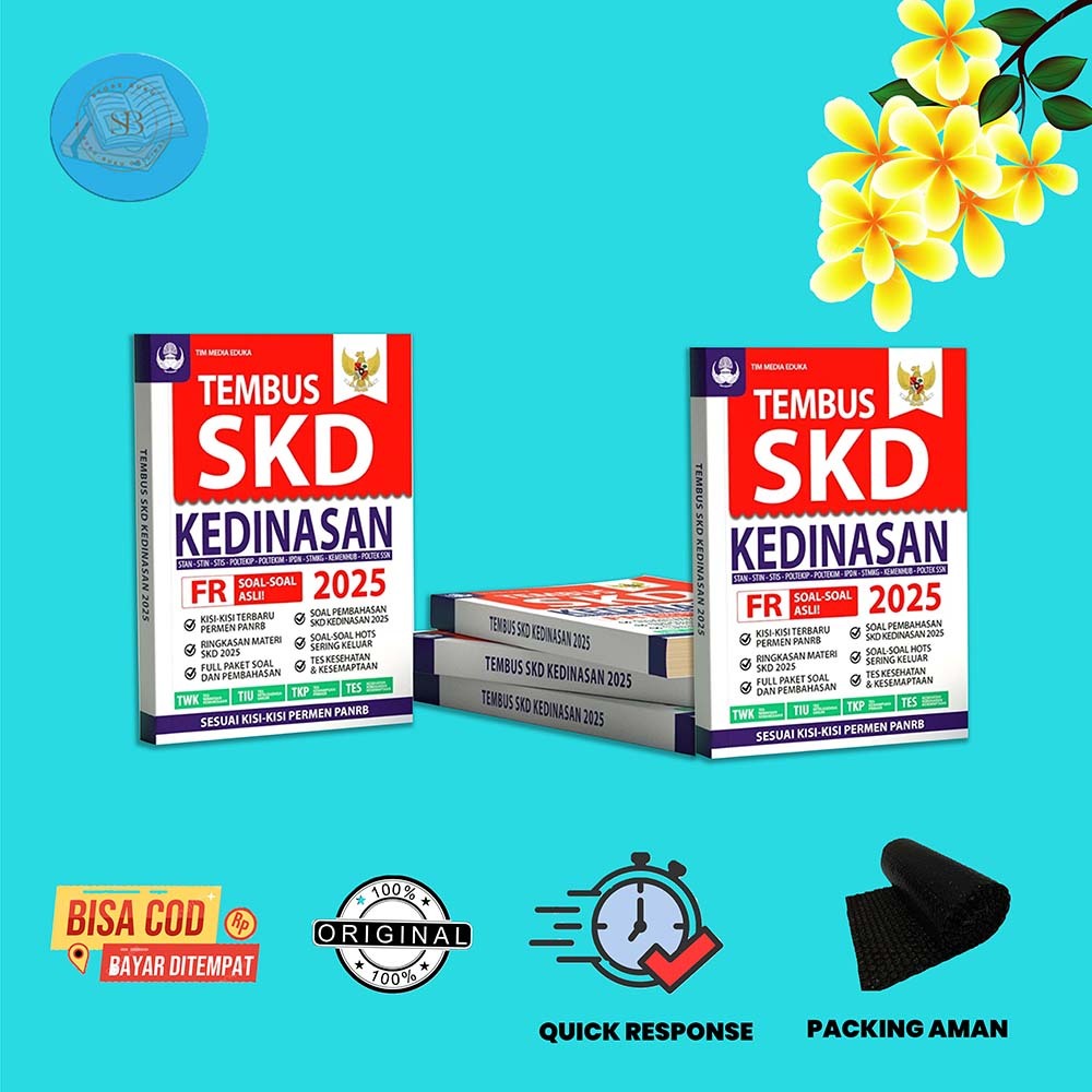 Buku SKD KEDINASAN 2025 - Paket Soal dan Pembahasan - BUKU LOLOS SKD KEDINASAN