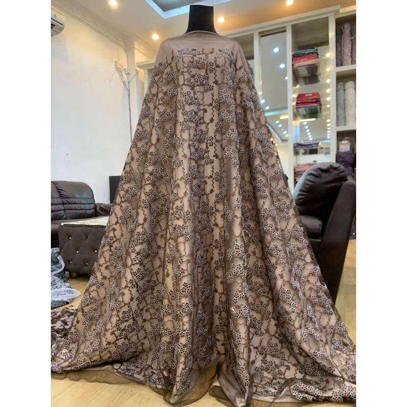 Brocade non glitter qonita textile (68.5)