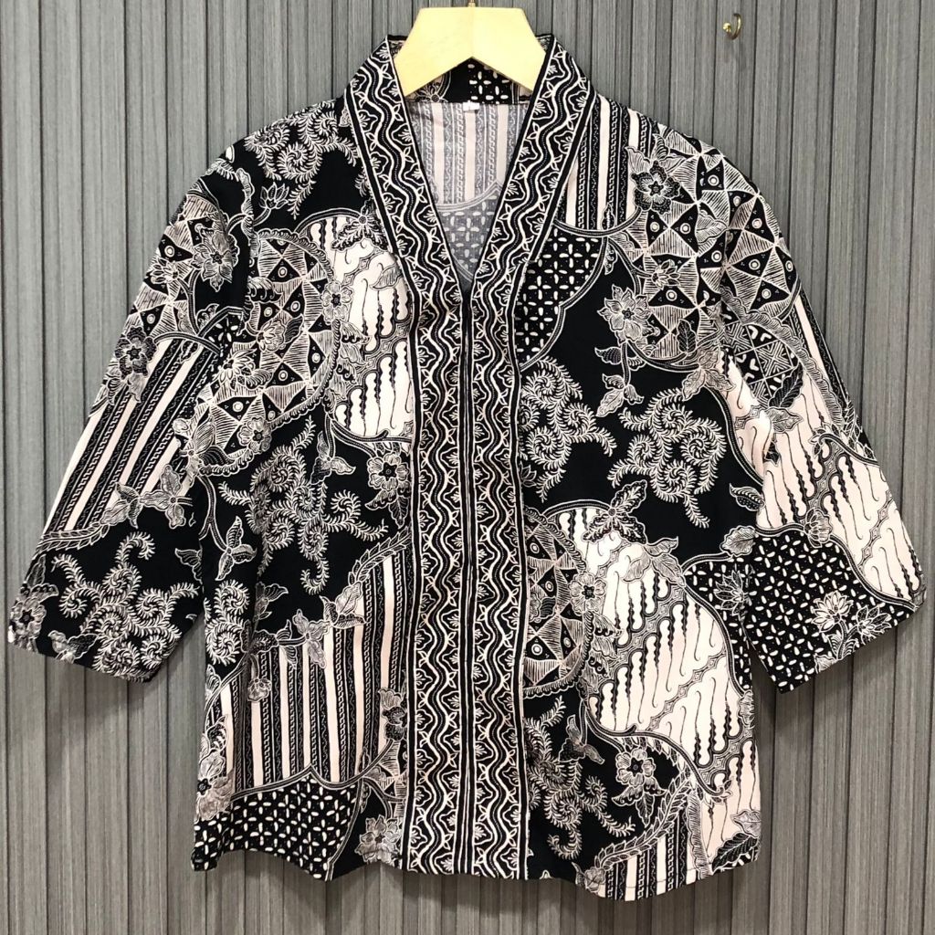 [ VERA-COUPLE 2 ] LD95-125 Blouse / Kemeja Batik Couple Katun Stretch Premium Jumbo Bigsize Busui-Fr