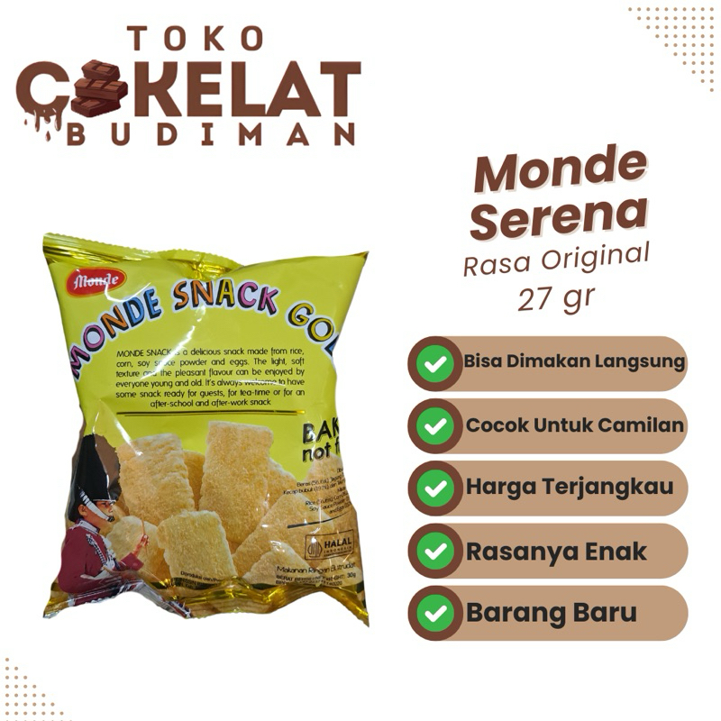 

Monde Serena | Snack Monde Original 27gr