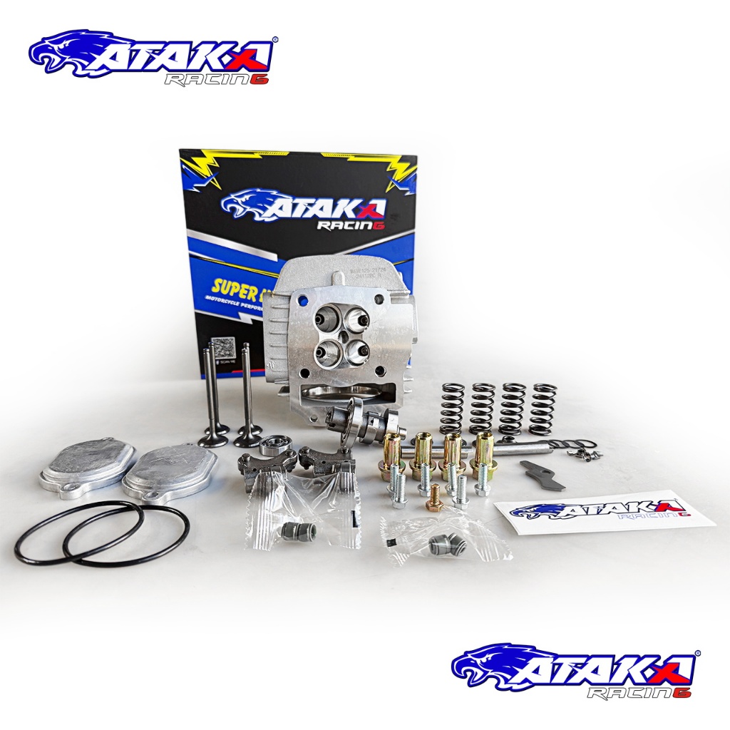 ATAKA RACING Head Porting cnc Super Head 4 Klep karisma Supra x 125 (21 24 KPH) supra x125 fi 19 21 