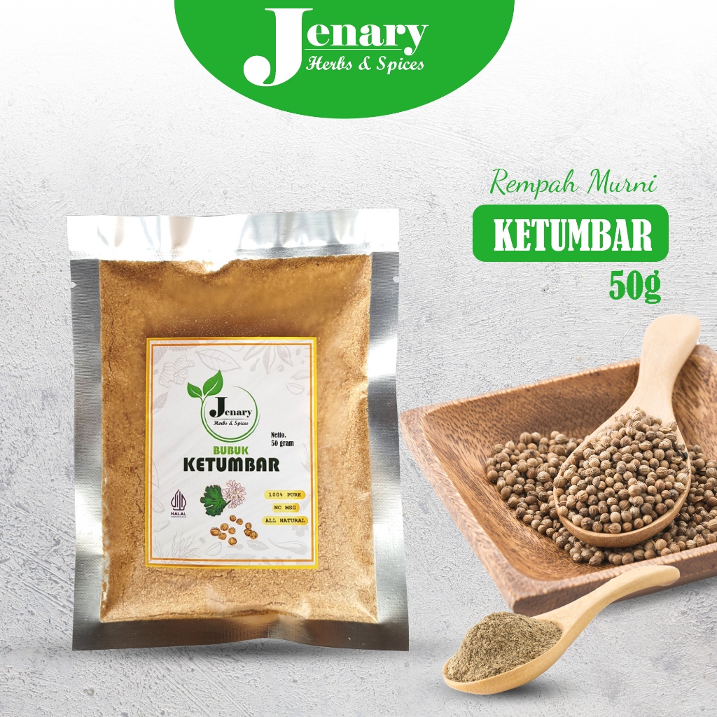 

KETUMBAR BUBUK MURNI TANPA BAHAN CAMPURAN 50gram BUMBU MASAK REMPAH BUMBU DAPUR MURNI
