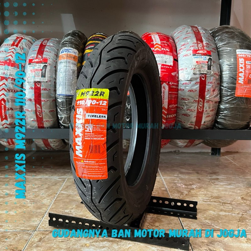 Ban Motor Tubeless Ring 12 Maxxis M922R 110/90-12