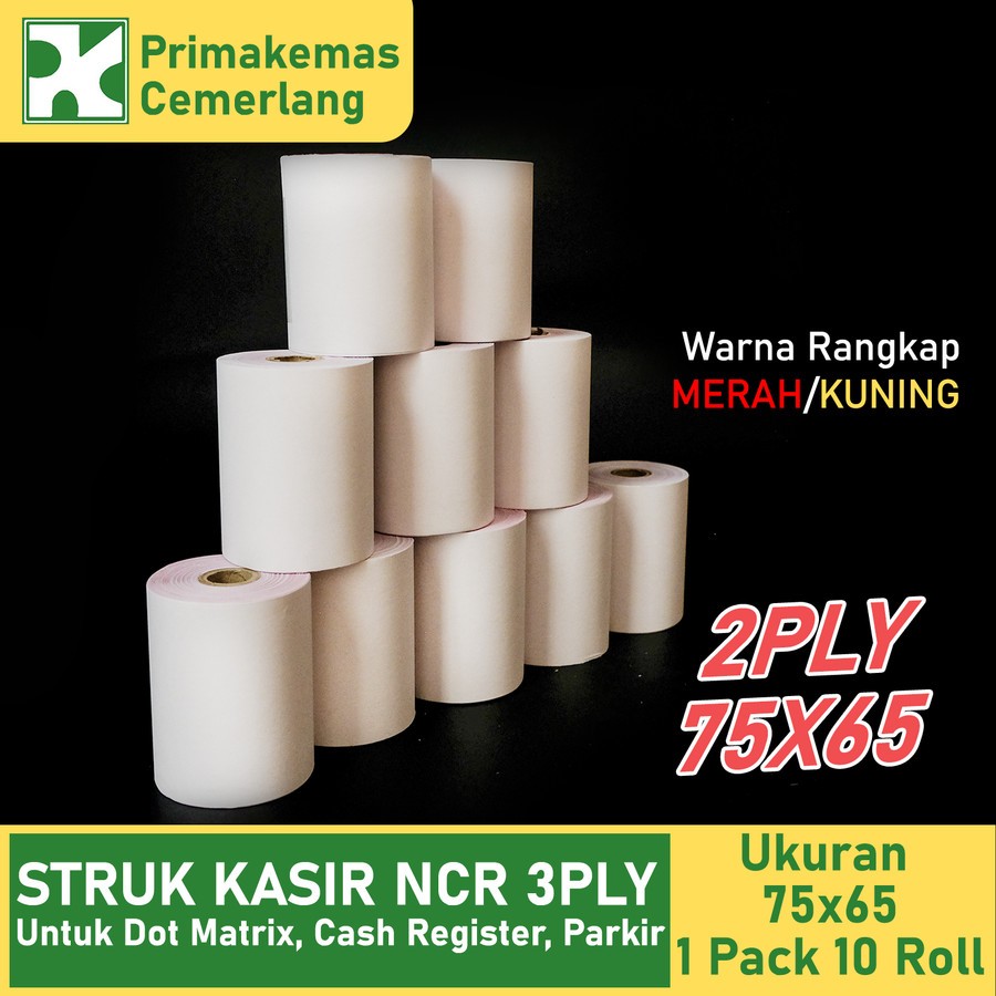 

STRUK KASIR HVS 2PLY 75x65
