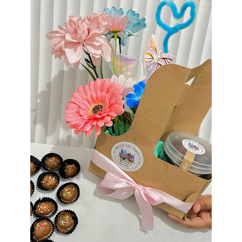 

Coklat Valentine Dan Bunga Pink Series