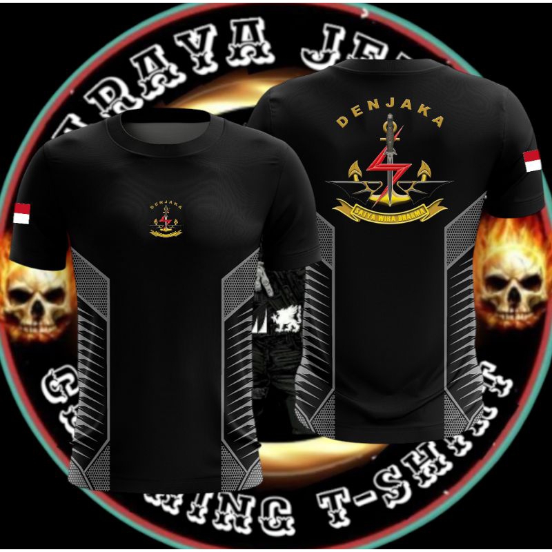 Kaos Jersey Sablon Denjaka / Kaos atasan pria Denjaka / kaos olahraga denjaka bisa COD