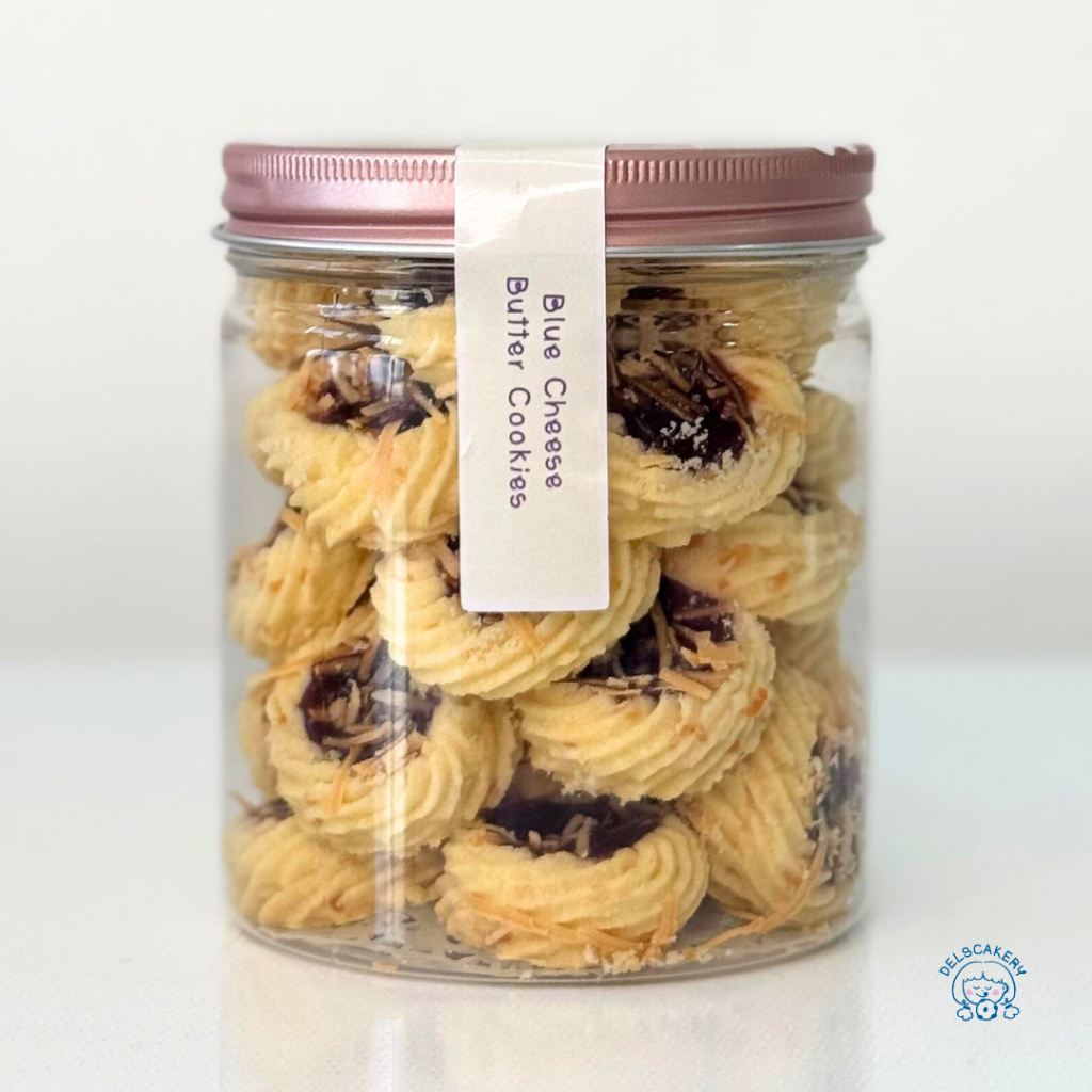 

KUE KERING LEBARAN BLUE CHEESE- BUTTER COOKIES (KUE KERING)