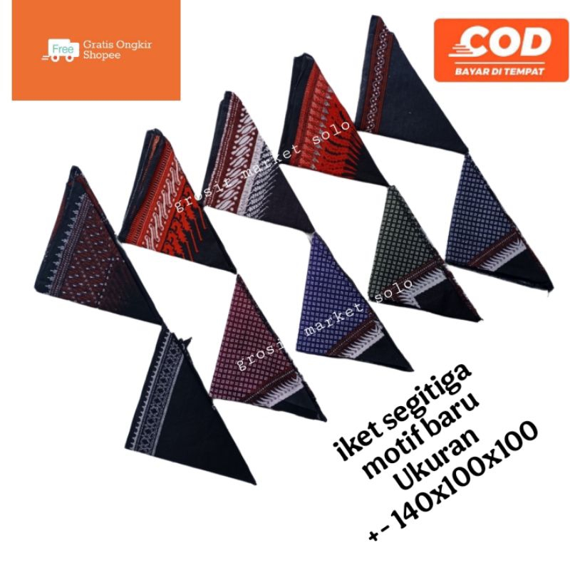 Iket Segitiga Jawa | Iket Batik Segitiga | Udeng Jawa | Udeng Segitiga | Udeng Jaranan | Iket Batik 