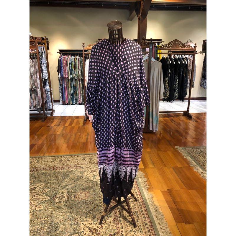 Emily kaftan viscos batik cap all size abaya gamis dress dian pelangi official pekalongan