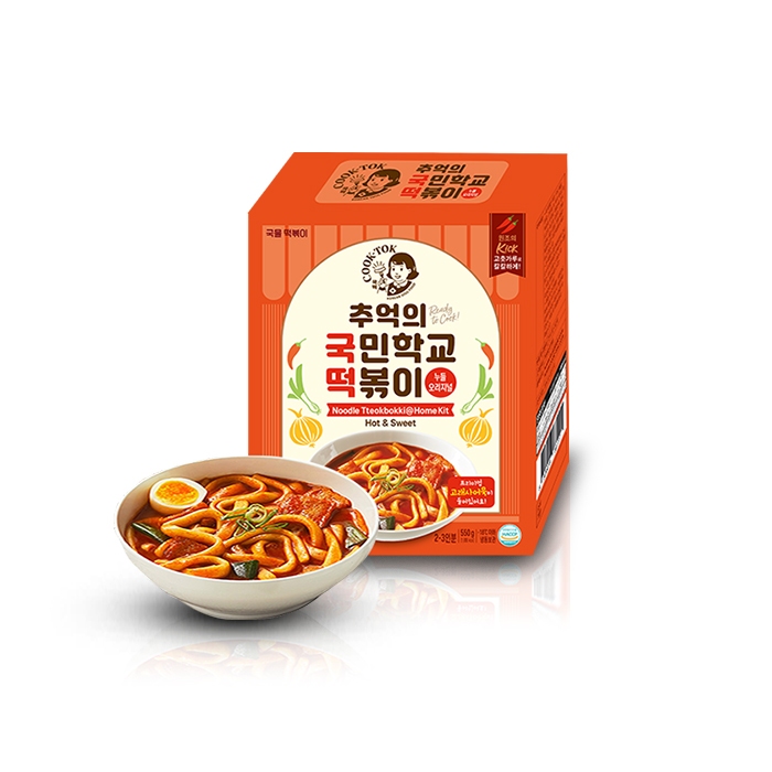 

COOK-TOK Noodle Tteokbokki @Home Kit Hot & Sweet 550g