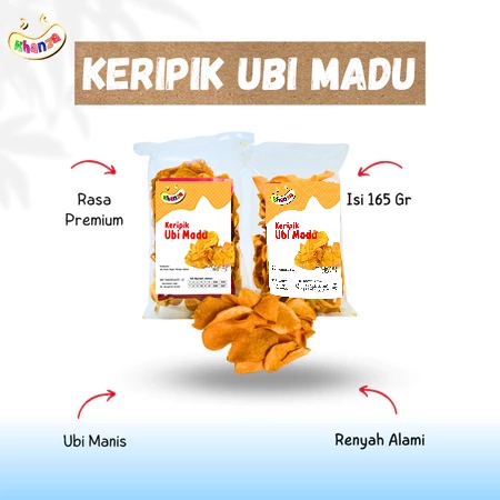 

Keripik Ubi Madu Premium – 165 Gram Kenikmatan Crispy Manis yang Gak Bisa Ditolak!
