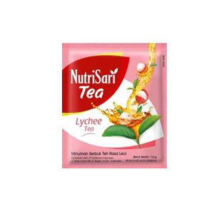 

[ISI 10] NUTRISARI MINUMAN SERBUK TEH INSTANT LYCHEE TEA SACHET 14GRAM