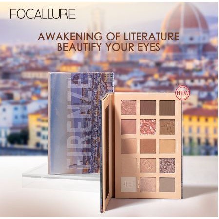(READY STOCK) Focallure Eyeshadow Pallete GO TRAVEL 15 Colors PARIS TURKEY PRAGUE PERTH FA100 FA 100