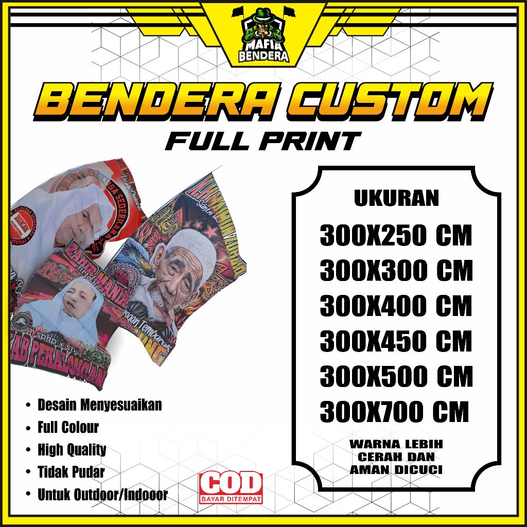 BENDERA CUSTOM I BENDERA GIANT FLAG