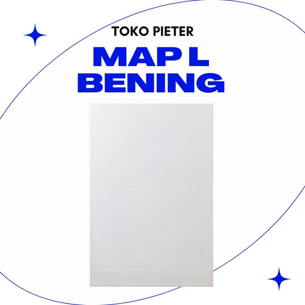 

MAP L SMILE FOLIO / Clear Sleeves Plastik Jenia Warna Transparant Folio F4