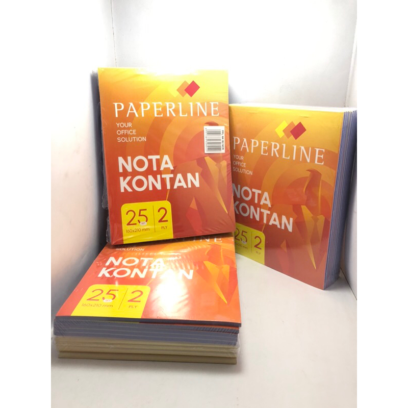 

Buku Nota 2 Ply Paperline Besar / Nota 2 Ply Besar /1 Pak isi 10 pcs