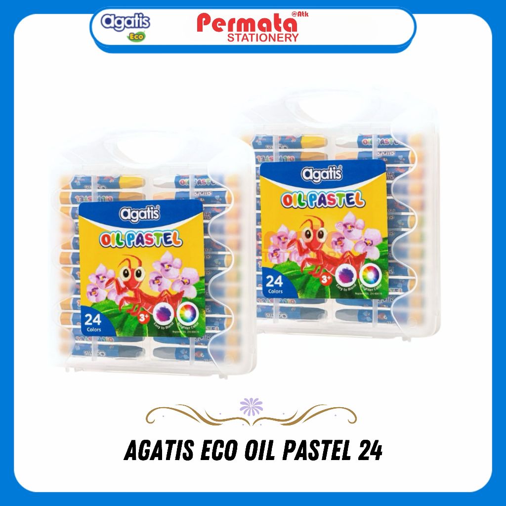 

Agatis Eco - Krayon Oil Pastel AGATIS 24 Warna