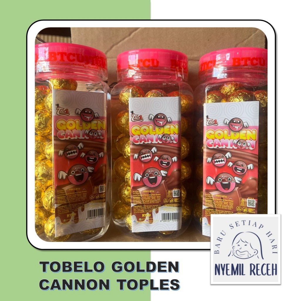 

Tobelo Golden Cannon Toples Isi 5gr x 40pcs