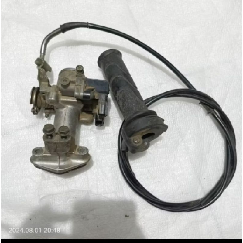 Throttle Body Tortle body TB set kabel gas beat FI esp Original copotan