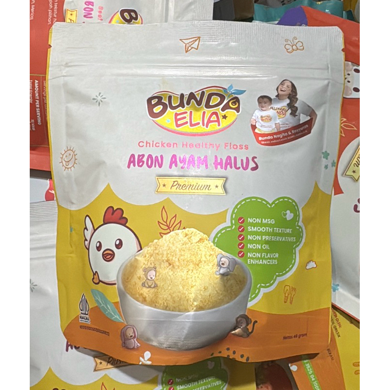 

Bunda Elia Premium Abon Ayam Halus 45gr