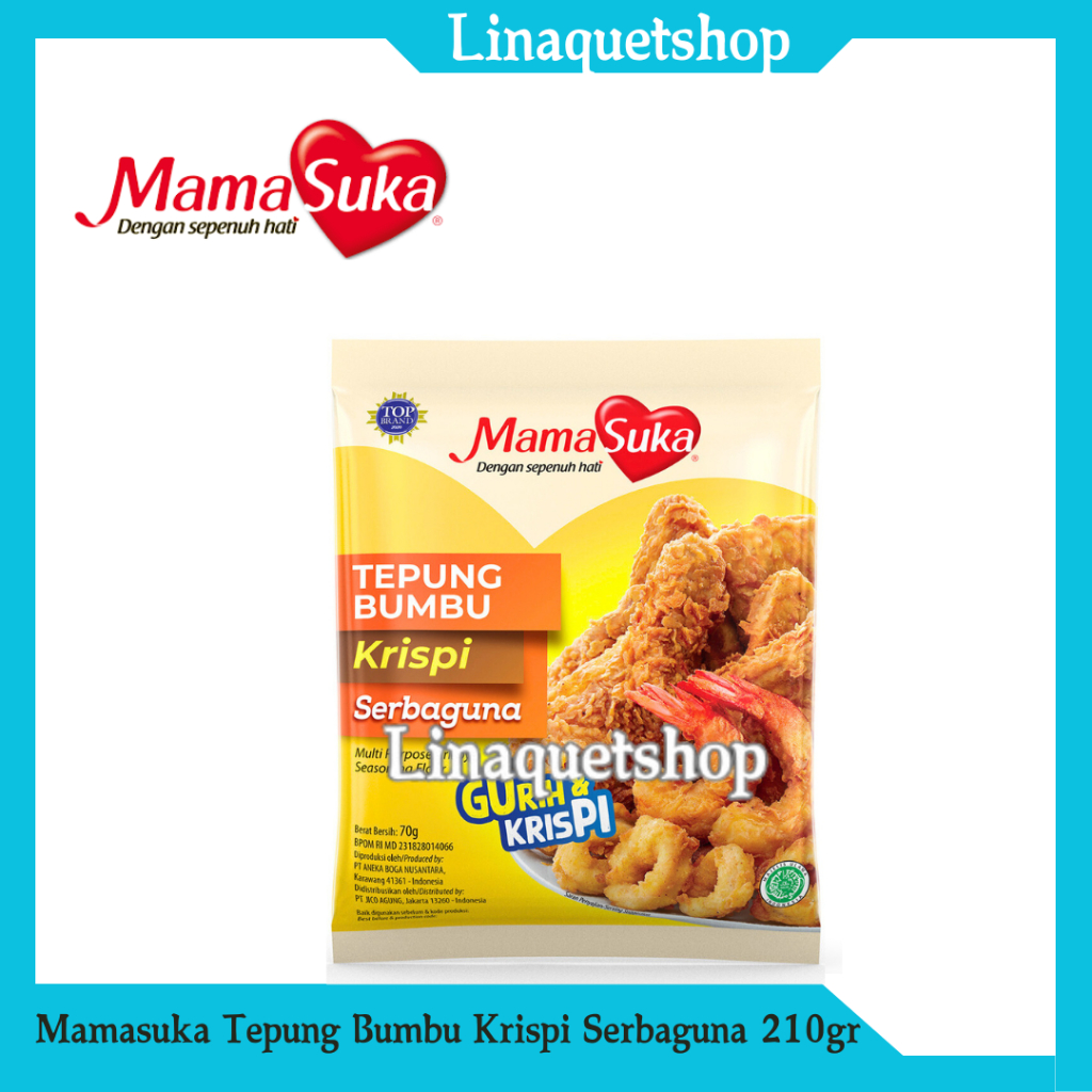 

MAMASUKA Tepung Bumbu Krispi Serbaguna 210gr