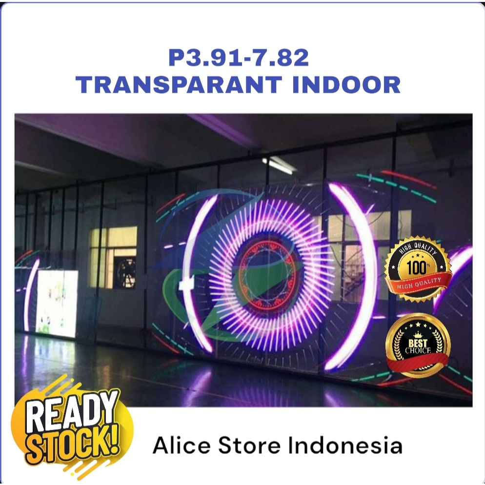 Videotron P3.91-7.82 Transparent Indoor